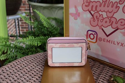 Blush Pink Zip Wallet