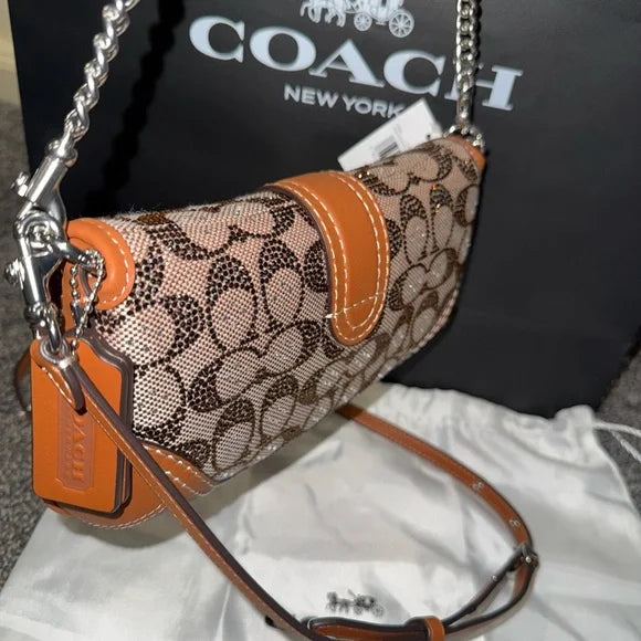 New Coach Soho Bag 25 in Crystal Signature Jacquard
