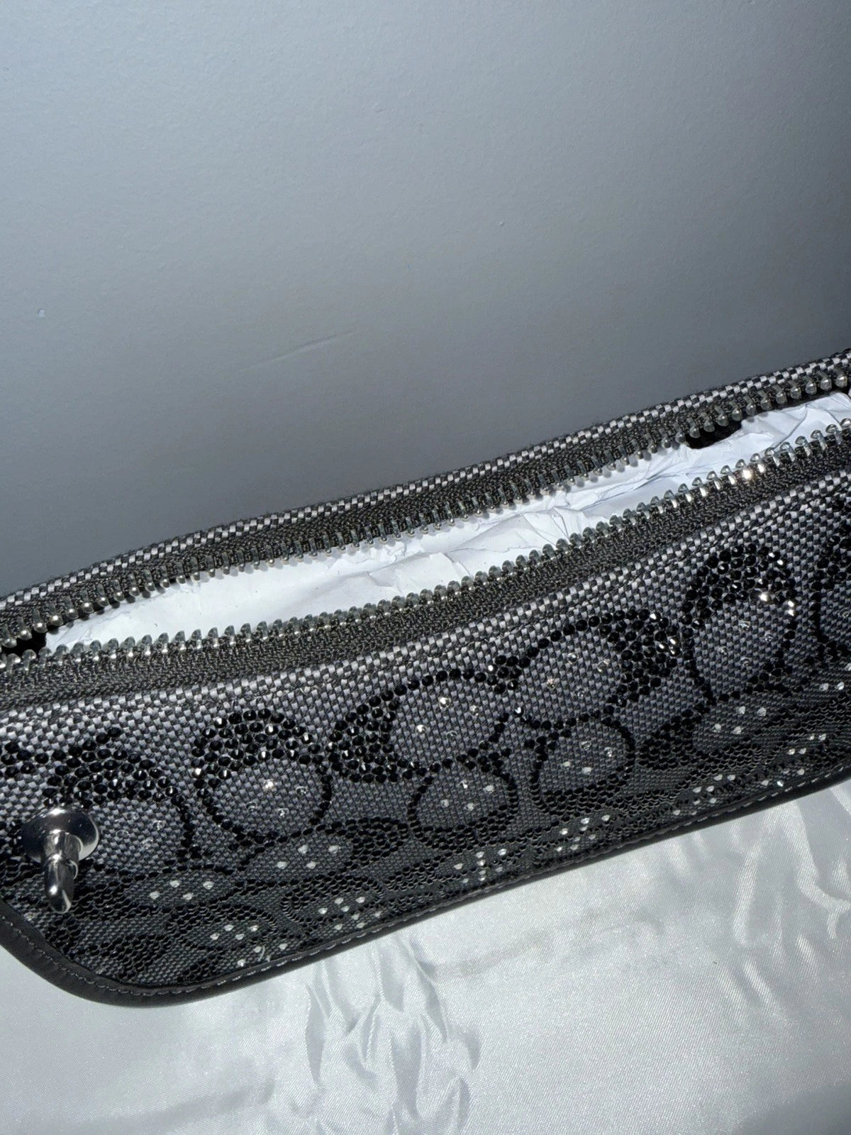 NWT Sealed Coach Swinger 20 Bag | Crystal Signature Jacquard Black | CW568 New